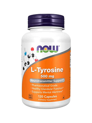 L-Tyrosine 500 mg 120 Cápsulas Now
