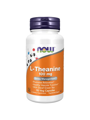 L-Theanine 100 mg 90 Cápsulas Now