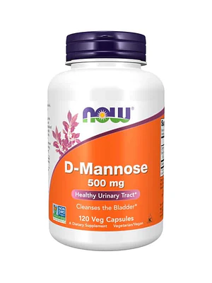 D-Mannose 500 mg 120 Cápsulas Vegetais Now