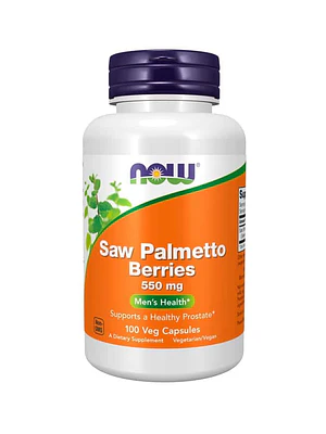 Saw Palmetto Berries 550 mg 100 Veg Capsules Now
