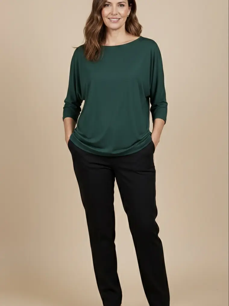 POLERA VISCOSA BRASILEÑA CON MANGAS 2