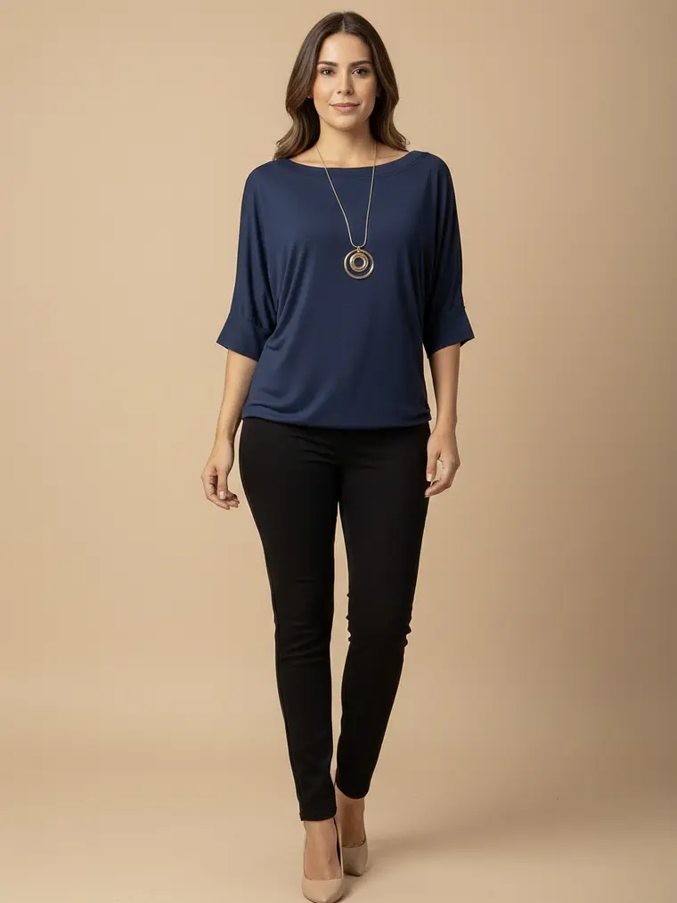 POLERA VISCOSA BRASILEÑA CON MANGAS 4