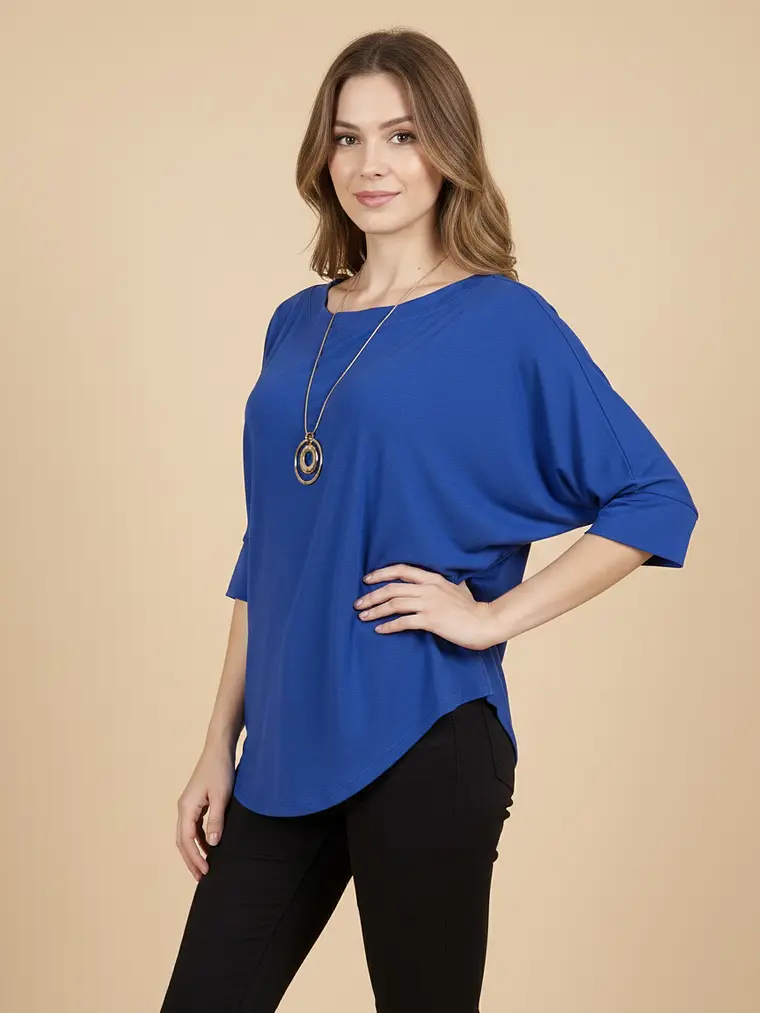 POLERA VISCOSA BRASILEÑA CON MANGAS 5