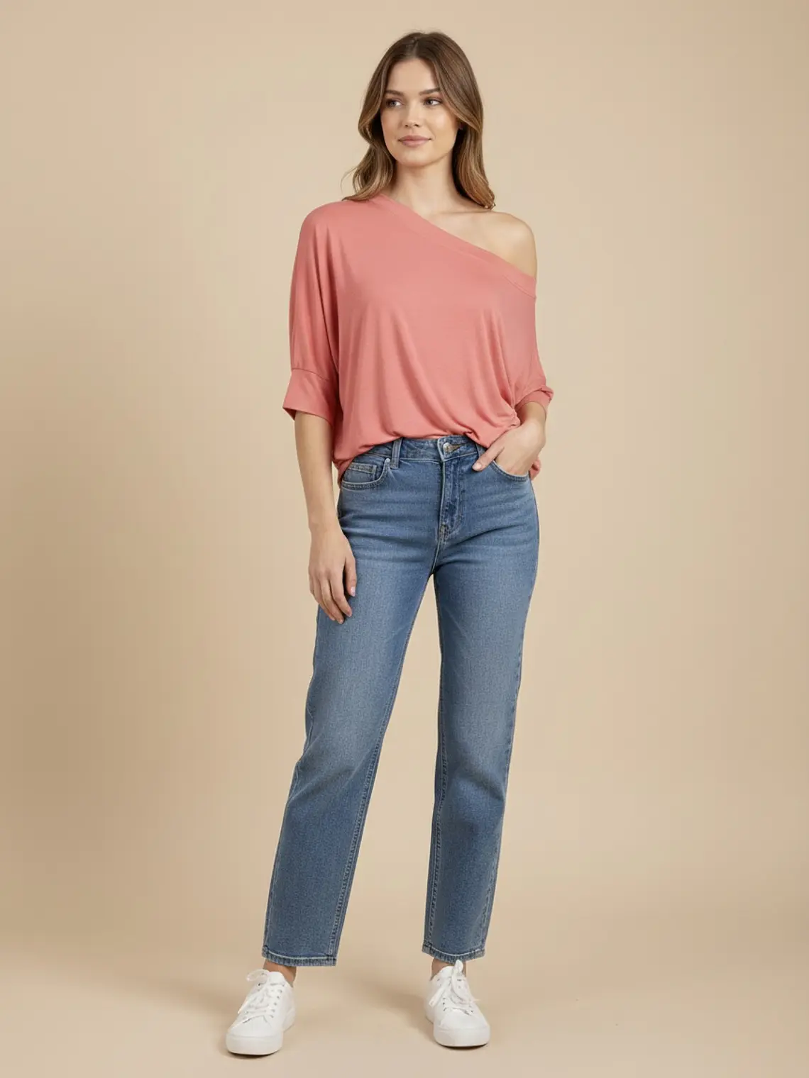 POLERA VISCOSA BRASILEÑA CON MANGAS 1