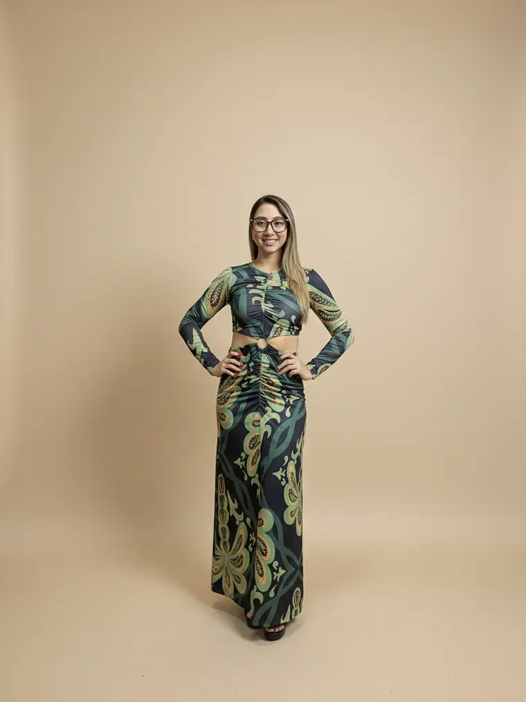 VESTIDO C/MANGAS BRASILEÑO 1