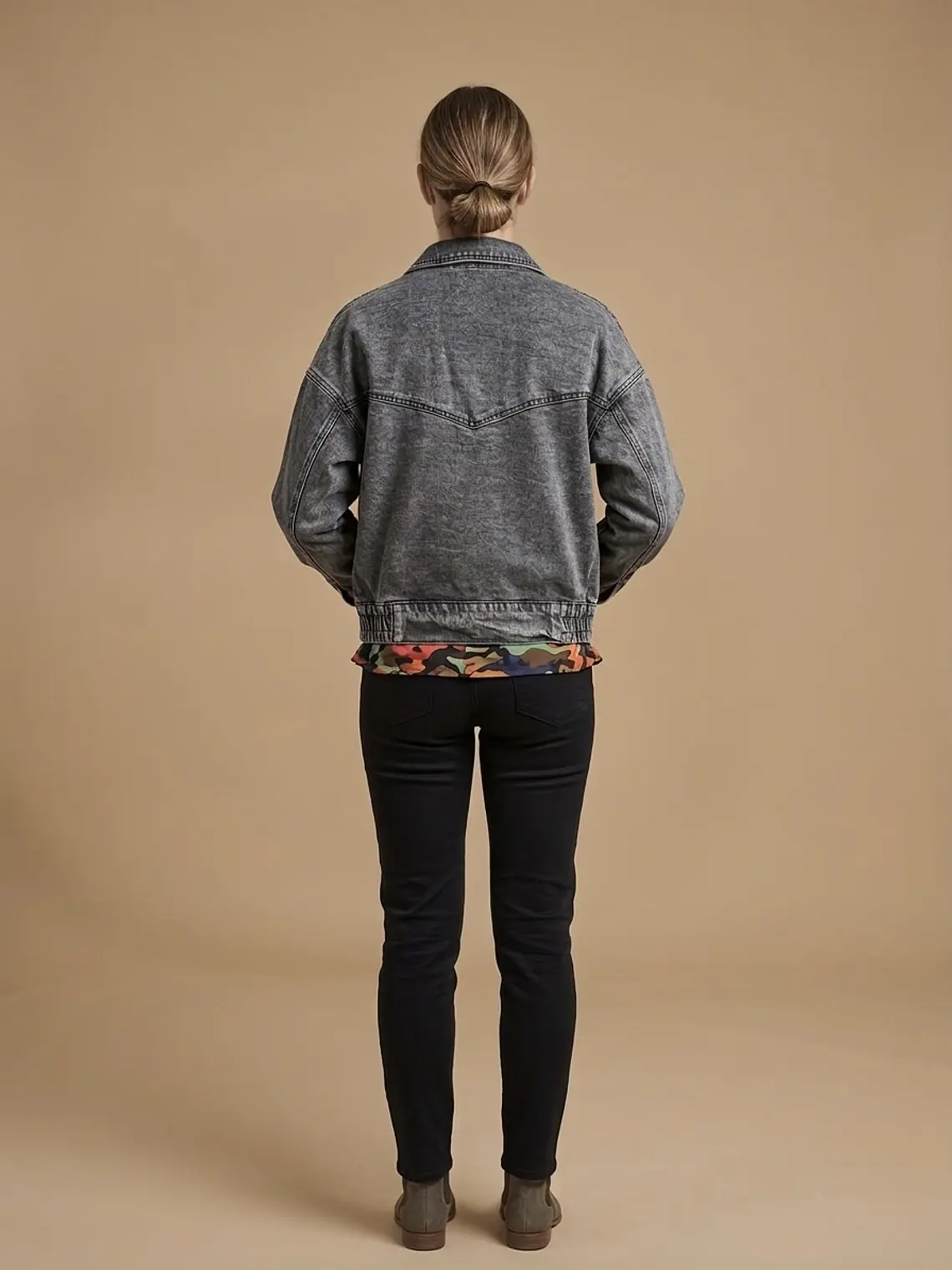 CAMPERA MEZCLILLA GRIS  3