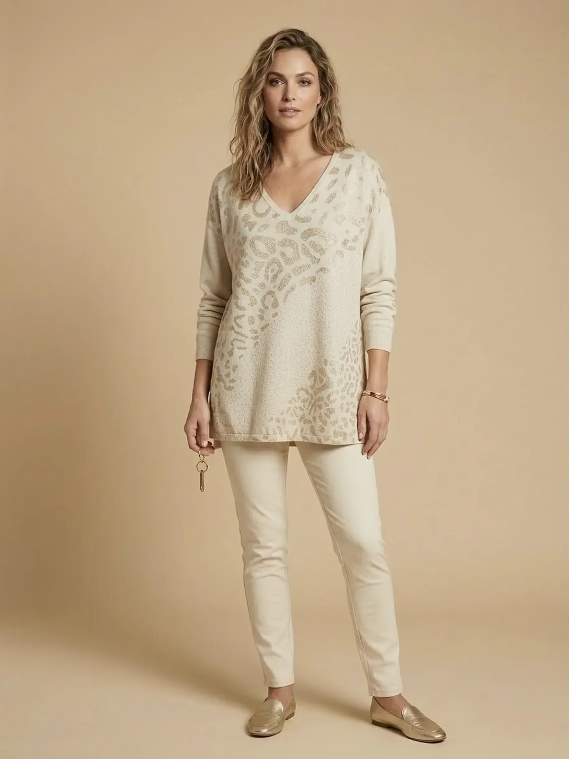 CHALECO PRINT GOLD 2