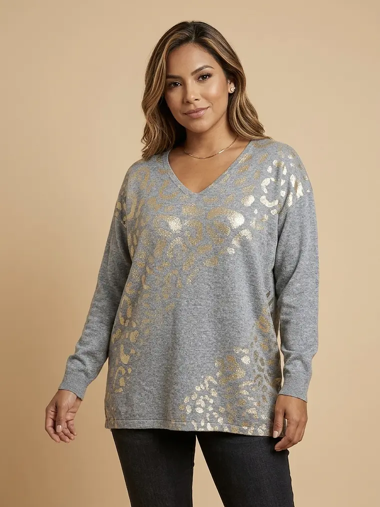 CHALECO PRINT GOLD 1