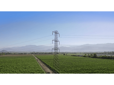 high voltage aerial video over vineyards