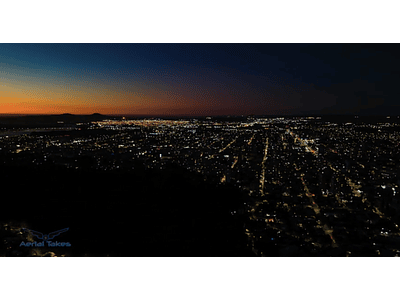 Video hyperlapse sunset city 02 - Agustin C