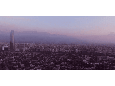 Video santiago aerea atardecer #03