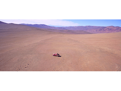 Photo van in Desert
