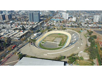 Aerial video National Stadium 4 velodrome