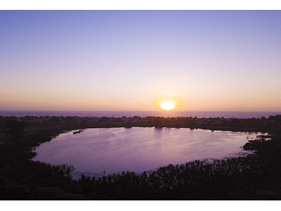 Aerial photo lagoon las Cruces 01