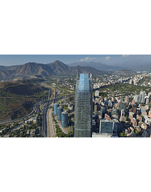 aerial video Santiago city 01