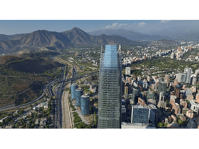 video aereo Santiago city 01