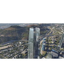 aerial video Santiago city 02