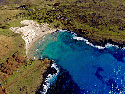 Foto Anakena Diego R - Isla de Pascua