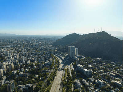 Foto Toma aerea Santiago - 0779