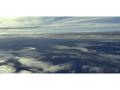 Video desde avion #10 entre nubes