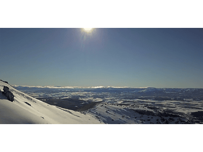 Aerial Video Aysen Winter # 08 (Patagonia nevada)
