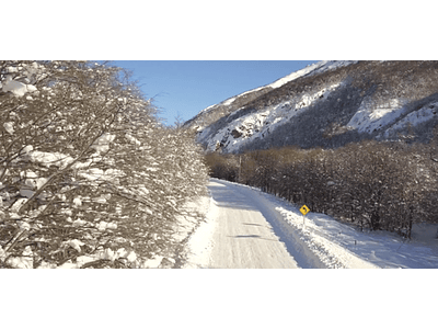 Aerial Video Aysen Winter # 10 (austral road)
