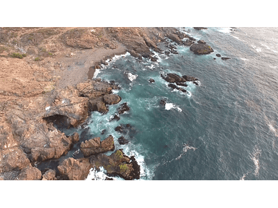 video Los Vilos Coquimbo sea and rocks 08