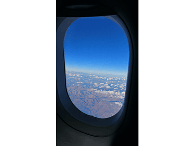 Foto por la ventanilla del avion 003