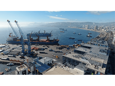 aerial video port of Valparaiso #0046