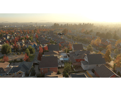 Video drone en el barrio 01