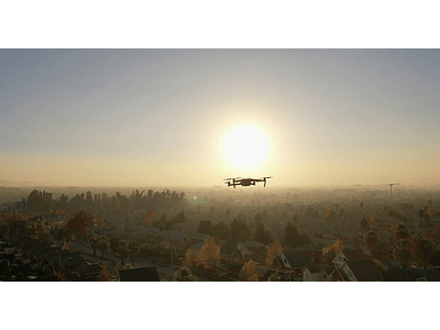 Video drone in the neighborhood 02