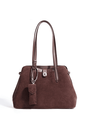 Genuine Leather & Suede Bag
