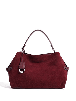Vintage Suede Genuine Leather Bag