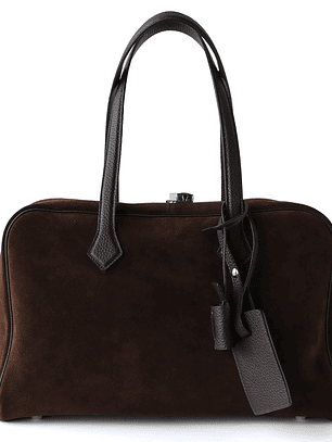 Zipper Genuine Leather Shoulder Handbag