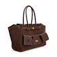 Tote Bag Genuine Suede Leather Handbag. - thumbnail 2