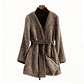 Winter Eco-Friendly Women's Wool  Teddy Fleece Fur Jacket - thumbnail 1