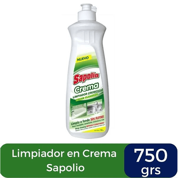 Sapolio Limpiador en Crema 750gr