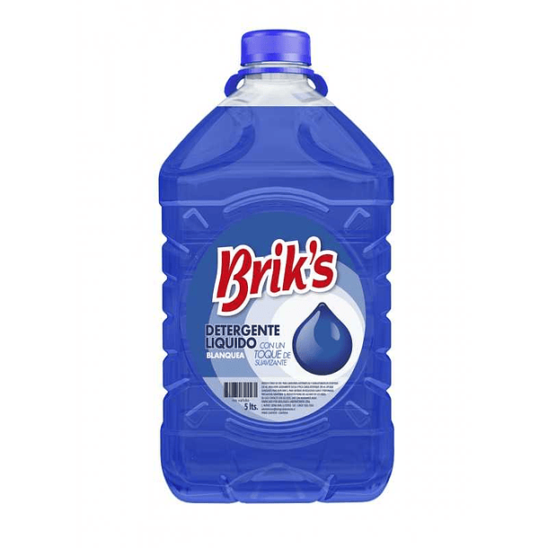 Detergente Matic Briks Azul 5 Litros