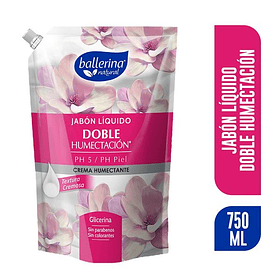 Jabón Líquido Ballerina Doble Humectación 750 ml