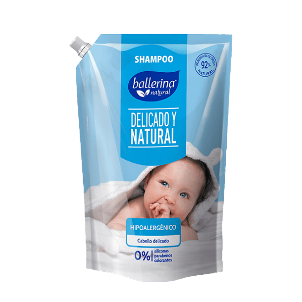 Shampoo Ballerina Delicado y Natural 750 ml