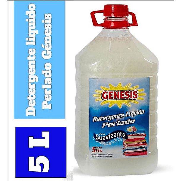Detergente Genesis Perlado 5 Litros 