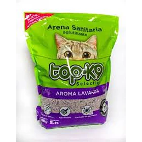 Arena Aglutinante Top k9  4 kilos lavanda