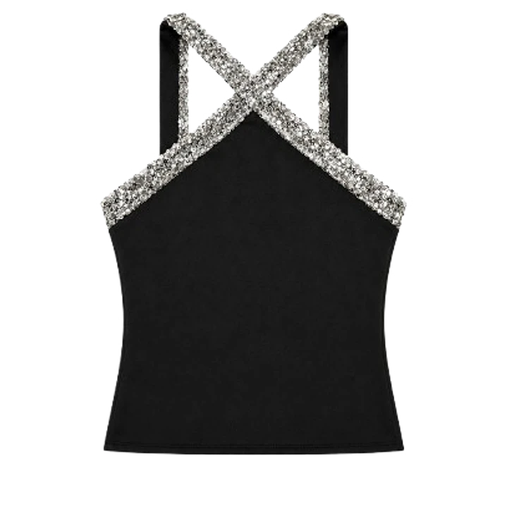 Sequins halter top 1