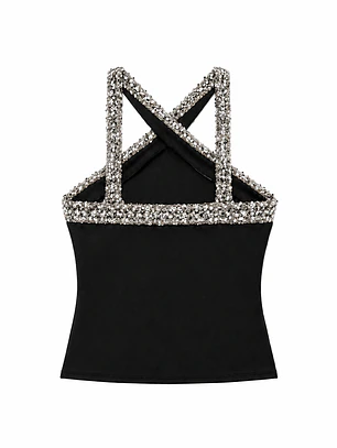 Sequins halter top