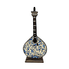 Guitarra com Base Grande Pintura Tradicional de Coimbra Azul