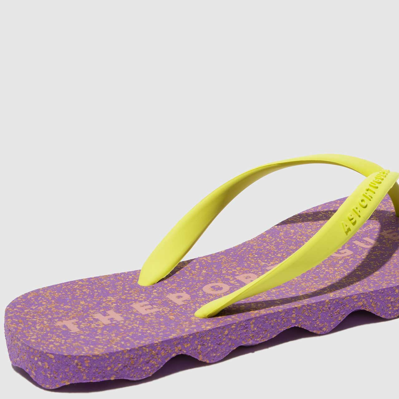 Beach Flip-Flops Roxo & Amarelo