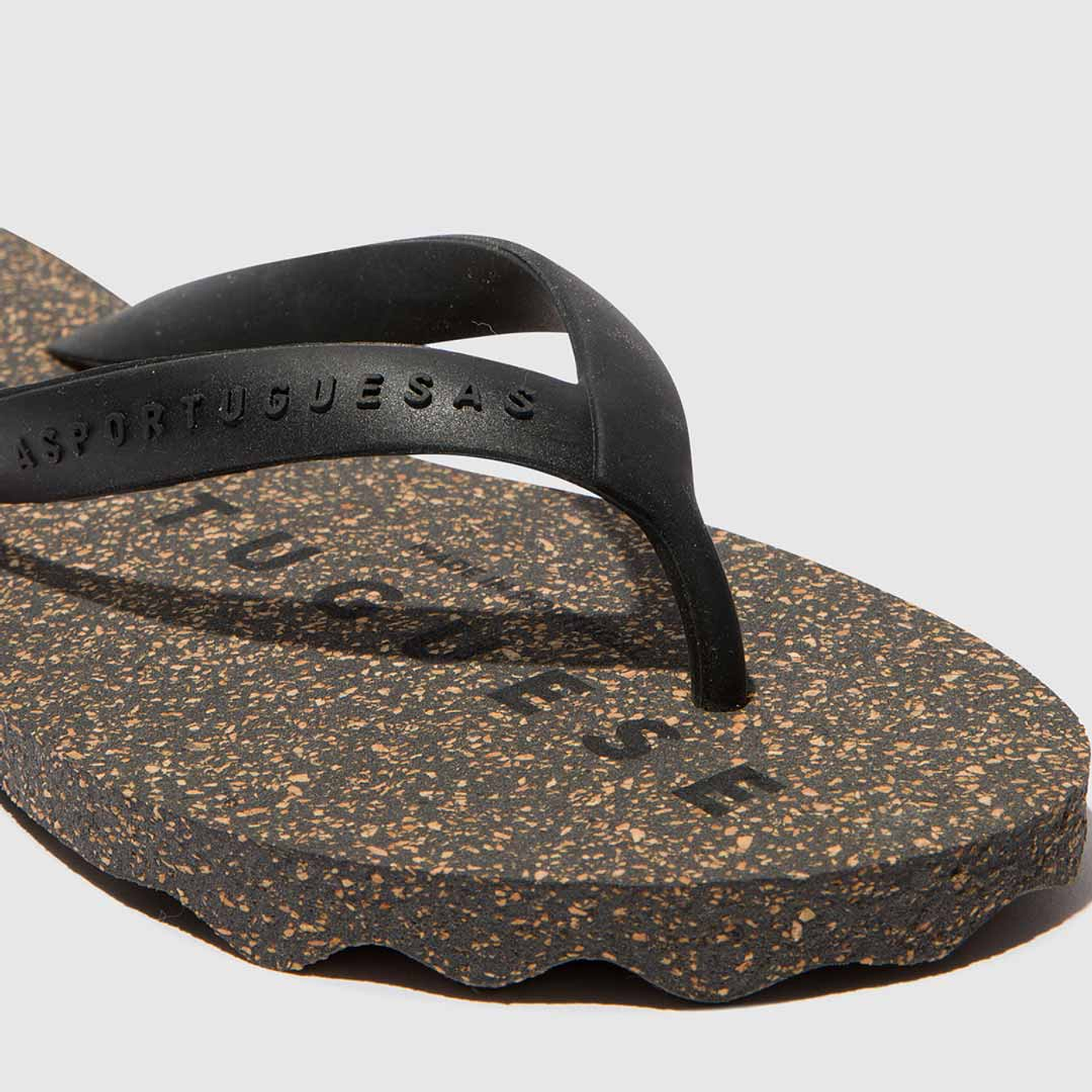 Beach Flip-Flops Black & Black