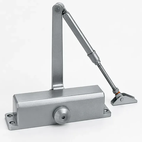 Mola Hidráulica de Porta 80 kg — prata