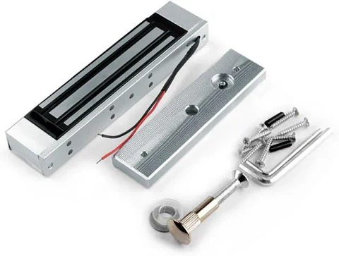 Fechadura magnética elétrica Adhex Secure  de 180 kg, sistema de controle de acesso, fechadura eletrônica DC12V tipo NC.