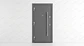 Portas de Entrada de Alta Segurança Certificadas de Segurança 2050 x 960 x70mm  - Thumbnail 3